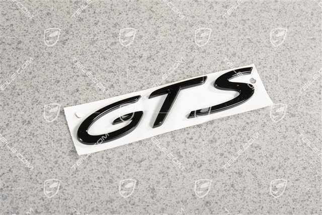 Schriftzug "GTS", schwarz