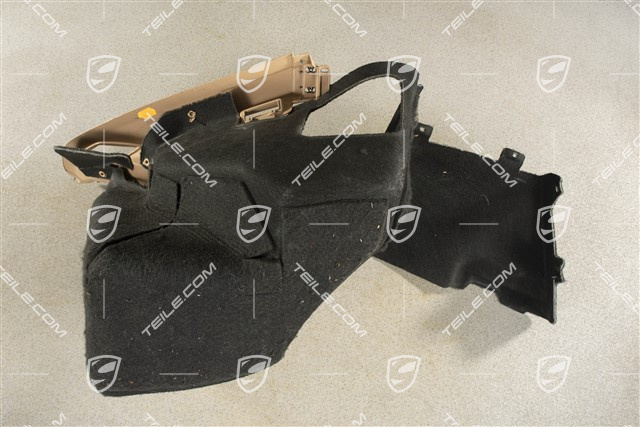 Tapicerka bagażnika, Black/Luxor beige, R
