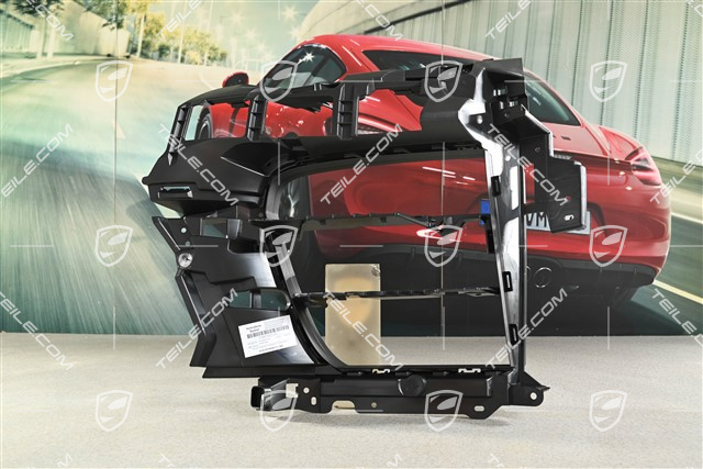 Mounting frame / front bumper grille, lateral, L