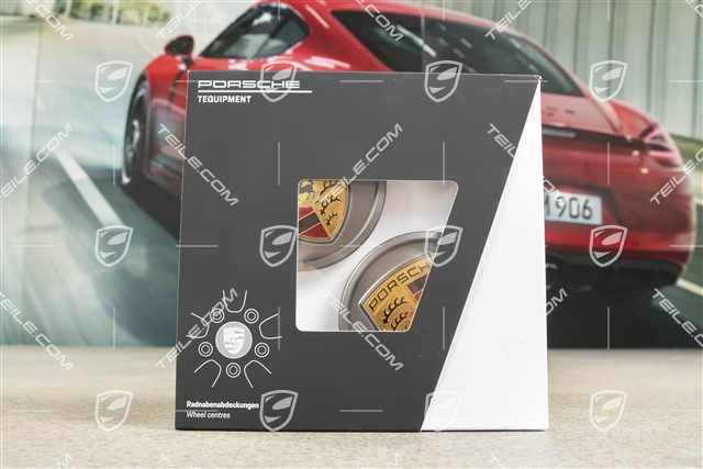 Wheel hub set (4 pcs.), Silk gloss Platinum/Silk gloss Platinum