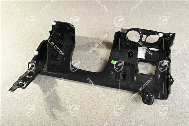 Lower part of the dashboard/console, leather, black (damaged leather)