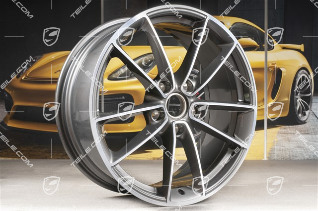 20-inch wheel rim Carrera Classic, 8,5J x 20 ET53, Titan