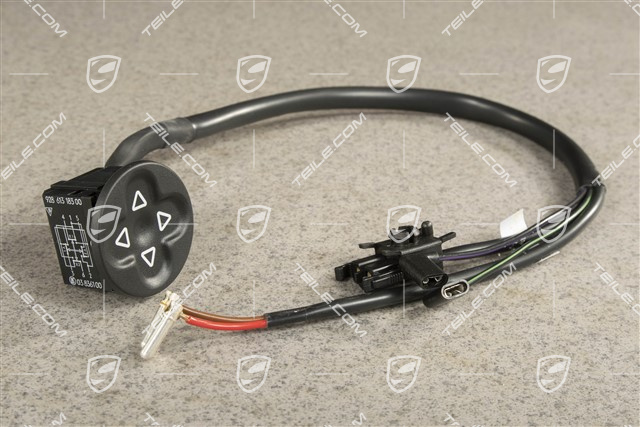 Switch for electric seat adjustment, backrest and height adjustment