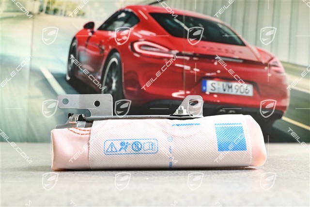 Curtain airbag unit, backseat backrest, R