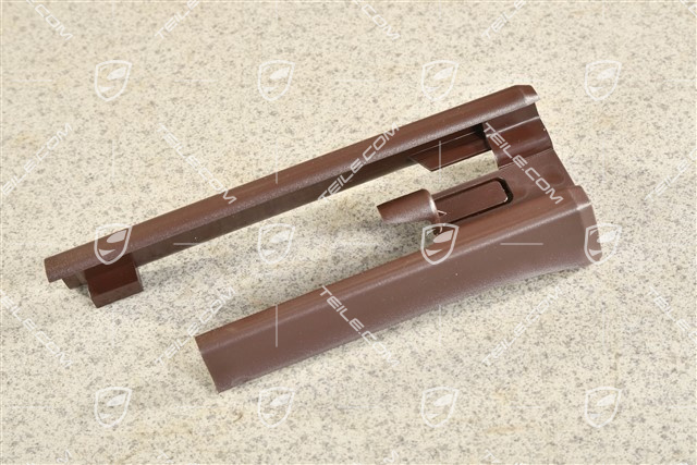 Front seat rail cover, Marsala Red, L