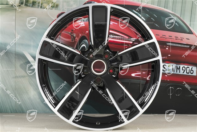 22" Felge Sport Classic, 11,5J x 22 ET61, schwarz hochglanz