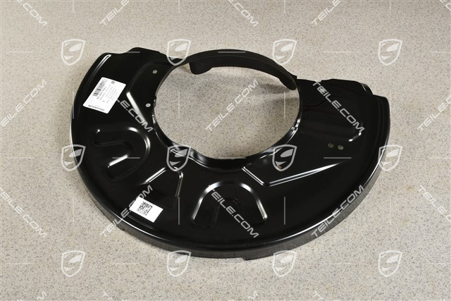 Front axle disc brake protective plate, PCCB, R