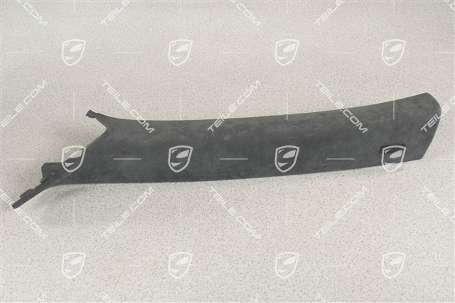 Tapicerka słupka-A, Alcantara, Czarna, Diesel, L