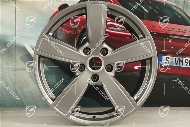 20" felga Cayenne Sport Classic, 10,5J x 20 ET55, Platinum satynowy półmat