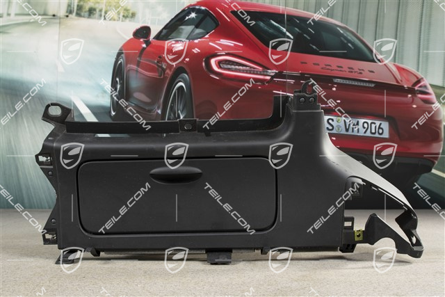 Ablagefach / Handschuhfach / Handschuhkasten, hinten, schwarz, R