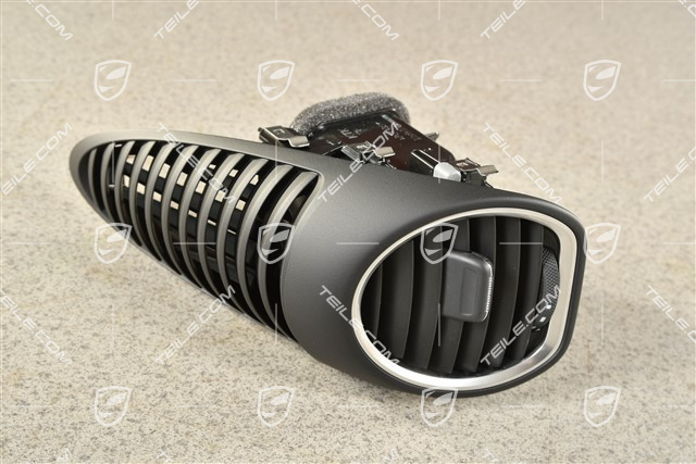 Dashboard centre vent / nozzle, black, L