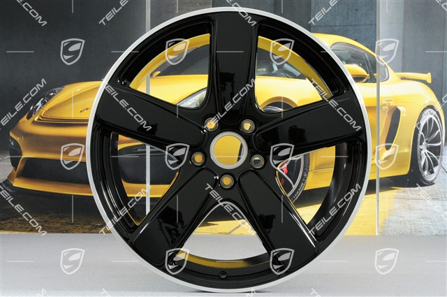 21" felga Cayenne Sport Classic, 10J x 21 ET50, czarny wysoki połysk