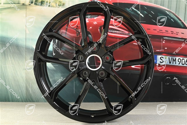 20" Felga SPYDER, 8,5J x 20 ET57, czarny wysoki połysk