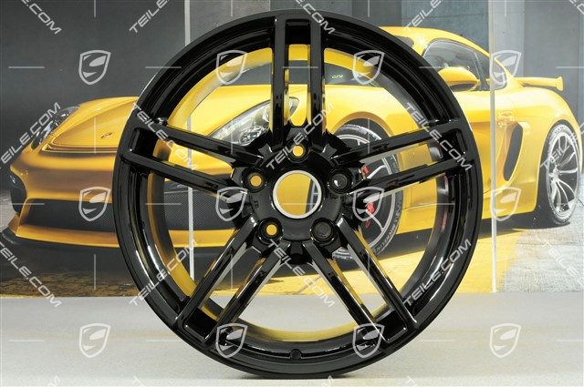 19-inch disc wheel Carrera, 11J x 19 ET69, black high gloss