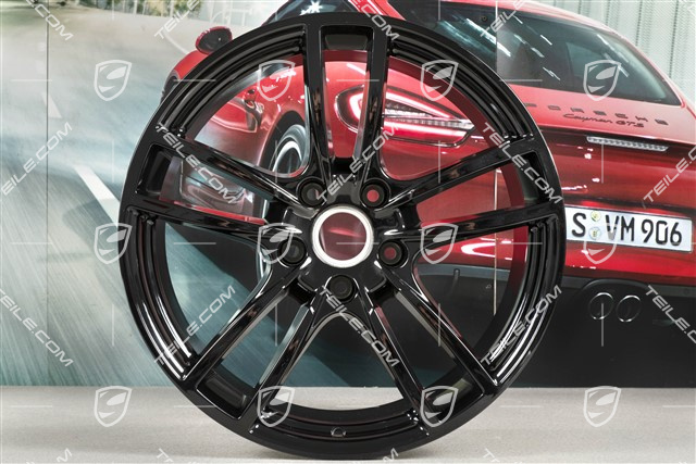 20" Felge Cayenne Sport, 10,5J x 20 ET55, schwarz hochglanz