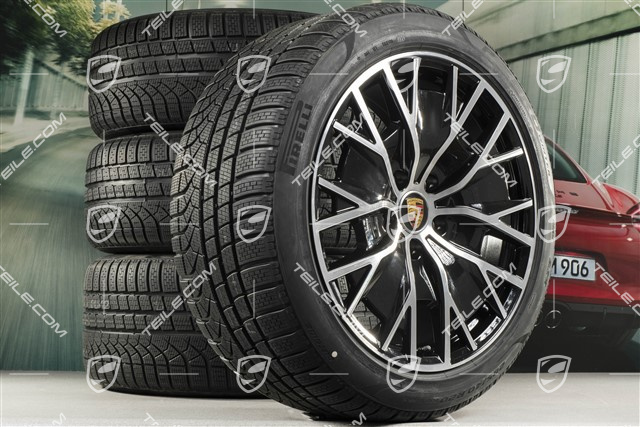 20-inch Turbo S Aero Design winter wheel set, rims 9J x 20 ET54 + 11J x 20 ET60 + Pirelli winter tyres 245/45 R20 + 285/40 R20