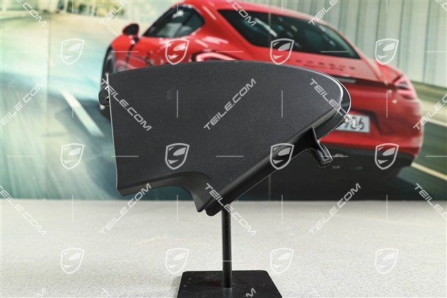 Engine compartment cover, lateral, black