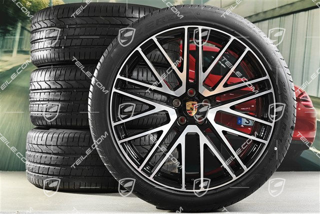 21" koła letnie, komplet, Turbo Design, felgi 9,5J x 21 ET27 + 10J x 21 ET19 + opony letnie Pirelli 265/40 R21 + 295/35 R21, z czujnikami ciśnienia