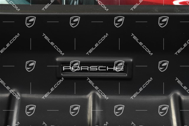 Kofferraumwanne hoch mit PORSCHE Schriftzug