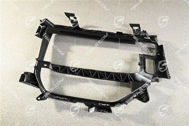 Sport Design, Front bumper, side ventilation grille, Black matte, L