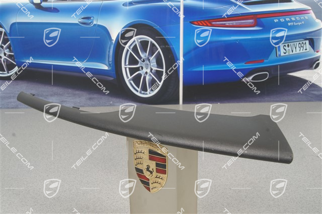 Front bumper disc / trim, Satin black, upper, R Front bumper disc / trim, Satin black, upper, R