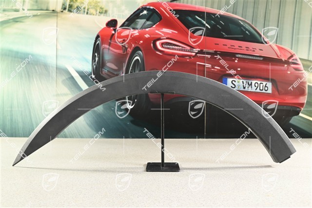 Wide wheel arch cover, front, Black matte, L