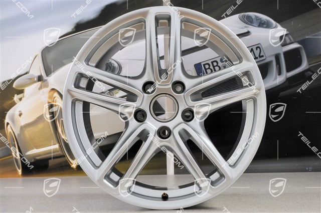 19" Felge Panamera Turbo, 10J x 19 ET61, Brilliantchromlack