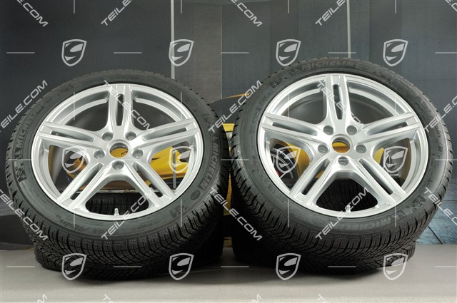 20" Koła zimowe "Panamera Turbo", felgi 9,5 J x 20 ET71 + 10,5 J x 20 ET71 + opony zimowe Michelin Pilot Alpin 4 275/40 R20 + 315/35 R20