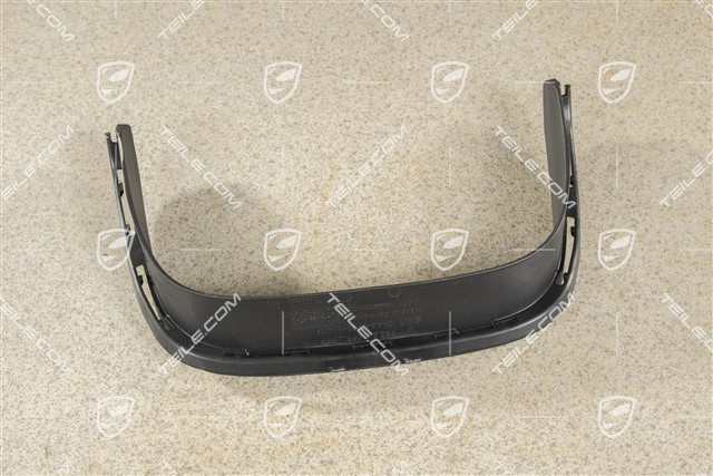 Tail pipe cover trim, Black matte