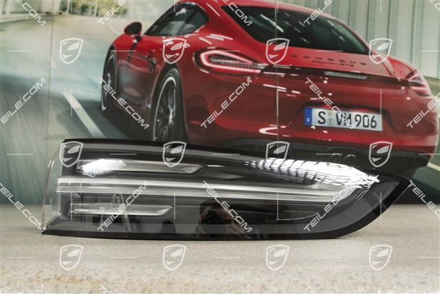 Rear light, outer, black, R