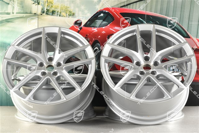 20-inch wheel rim set Macan S, 9J x 20 ET26 + 10J x 20 ET19
