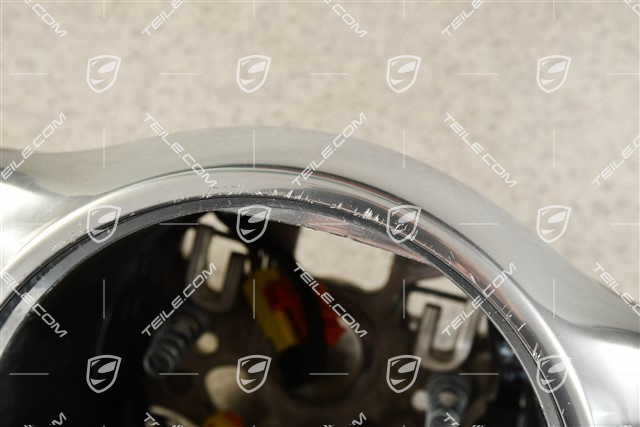 Kierownica sportowa, GT3, Alcantara, skrzynia biegów PDK, czarna/platylowy popiel, lekkie ślady użytkowania