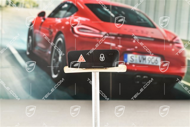 Hazard and central locking system switch