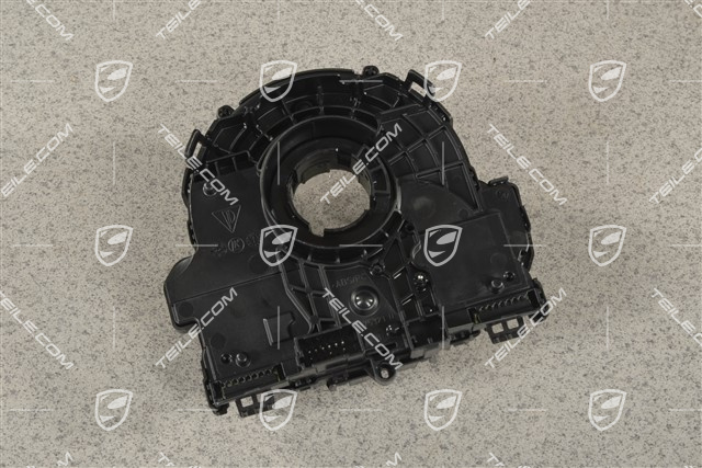 Control unit, steering column switch with spring, steering-angle sensor