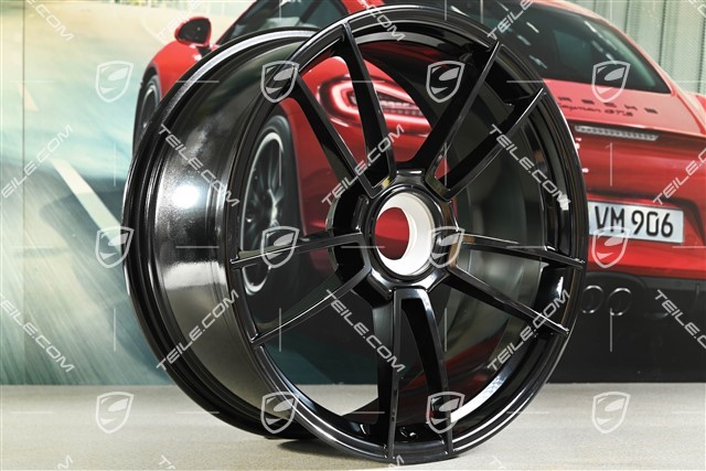 20-inch Turbo S wheel rim, 9J x 20 ET41, black high gloss