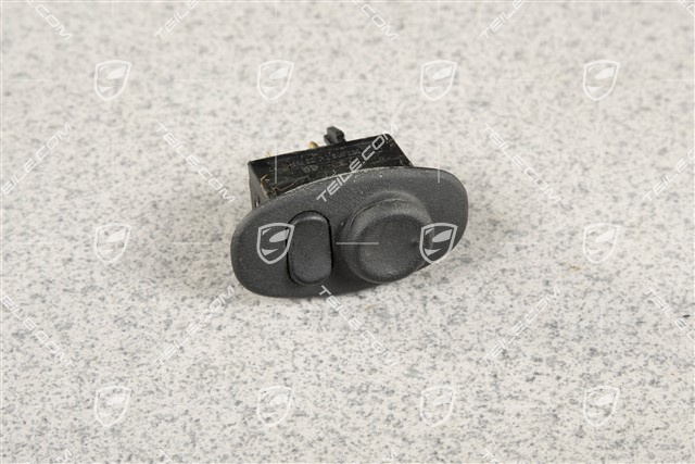 Schalter, Aussenspiegel, Leder, Schwarz