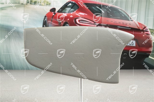 Mittelkonsole, Blende, Leder, seitlich, Graffitigrau, Coupe/ Targa, R