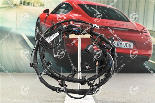 Wiring harness / Cable loom for rear bumper, PDC / Real Top View