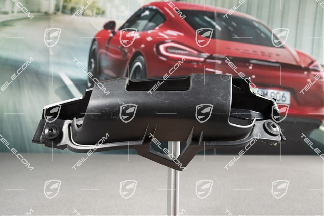 Rear bumper grille retaining, L