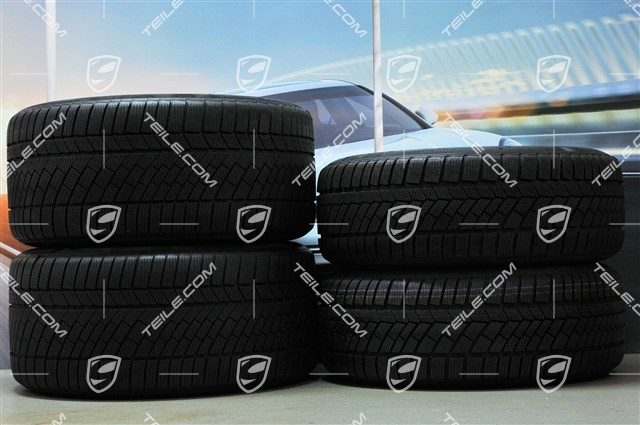 19" Komplet kół zimowych Carrera, felgi 8,5J x 19 ET54 + 11J x 19 ET48 + opony zimowe Continental 235/40 R19 + 295/35 R19, bez czujników ciśnienia