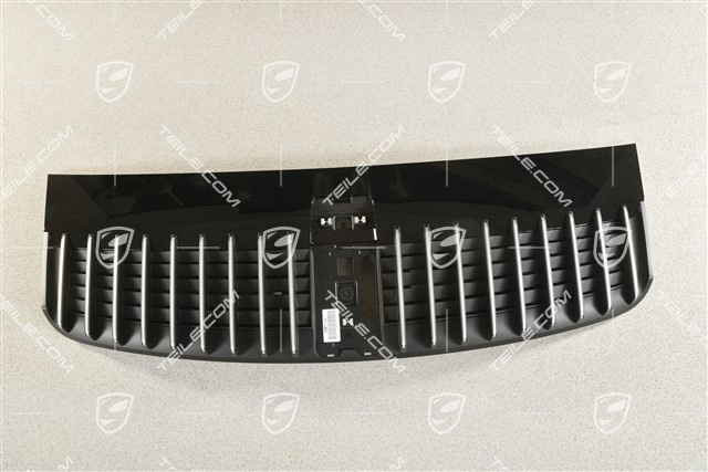 Coupe, ventilation grille with moulding trim in Galvano silver, for rear lid
