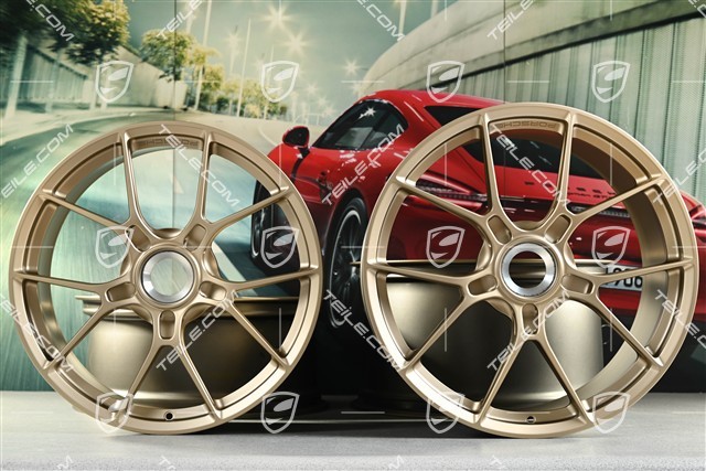 20+21" Carrera GTS Leichtbaufelgen Satz, Felgen 8,5J x 20 ET50 + 11,5J x 21 ET79, in Neodyme