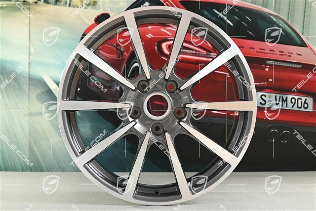 20-inch wheel Carrera Classic, 8J x 20 ET57 + 10J x 20 ET45, titanium dark