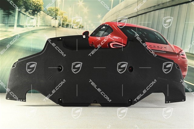 Osłona podwozia, tylna środkowa / elektrycznie składany zaczep przyczepy, hak