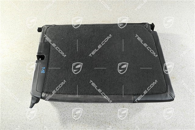 Cabrio / Targa, Notsitzrückenlehne / Rücksitz / Rückenlehne, Hinten, Leder / Alcantara, Schwarz mit Karminrot Naht Faden, GTS, R