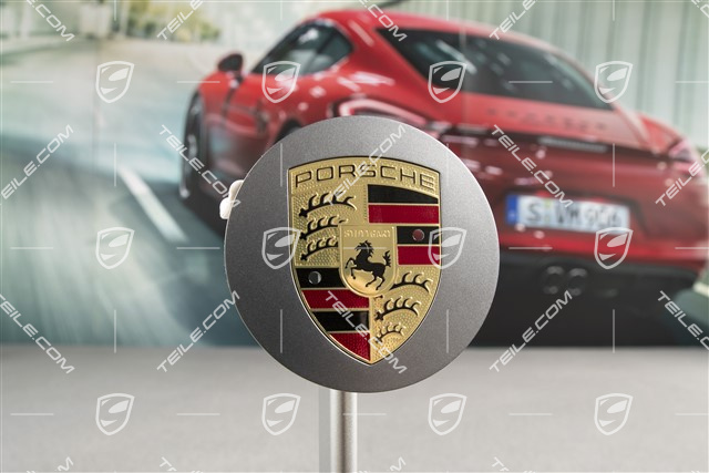 Radzierdeckel, konvex, Wappen farbig, für 21" Sport Edition Felgen in Platinum
