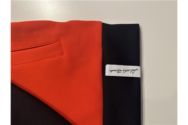 Men's training jacket, red/black, size S