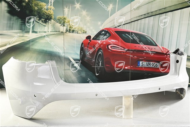 Rear bumper / lining, with ParkAssist