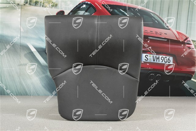 Notsitzkissen, Cabrio, Kunstleder, Schwarz, L