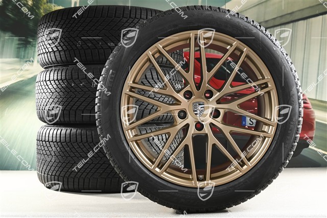 21" koła zimowe RS Spyder Design, komplet, felgi 9,5J x 21 ET46 + 11,0J x 21 ET58 + opony zimowe Pirelli 285/45 R21 + 305/40 R21, z czujnikami ciśnienia, Neodyme